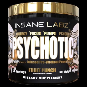 Pré treino Psychotic Gold Insane Labz